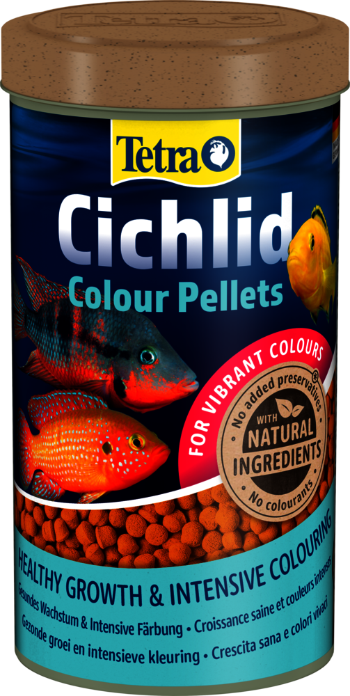 Tetra Cichlid Colour Pellets 500ml