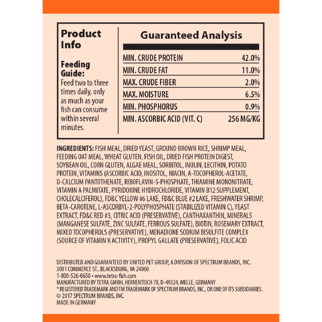 Tetra Goldfish Flakes 250ml 