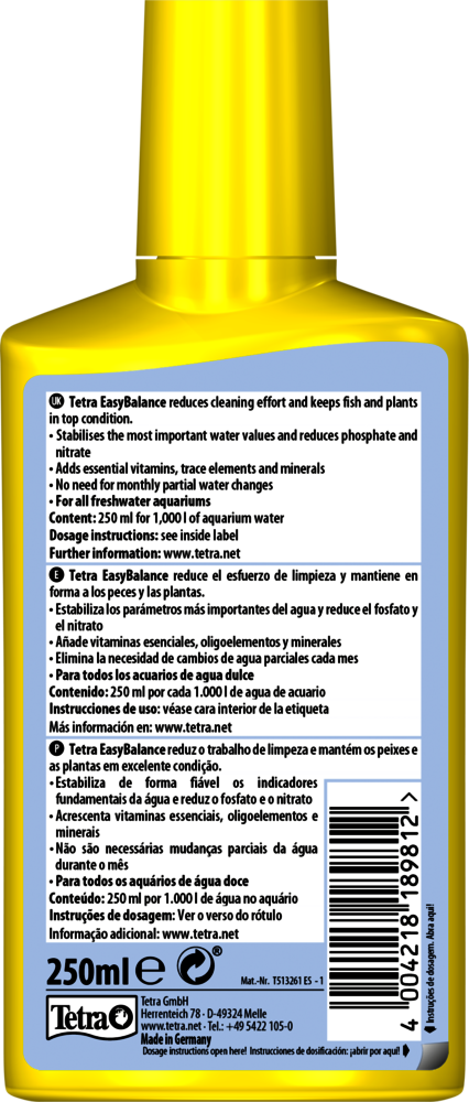Tetra EasyBalance c.cap 250ml