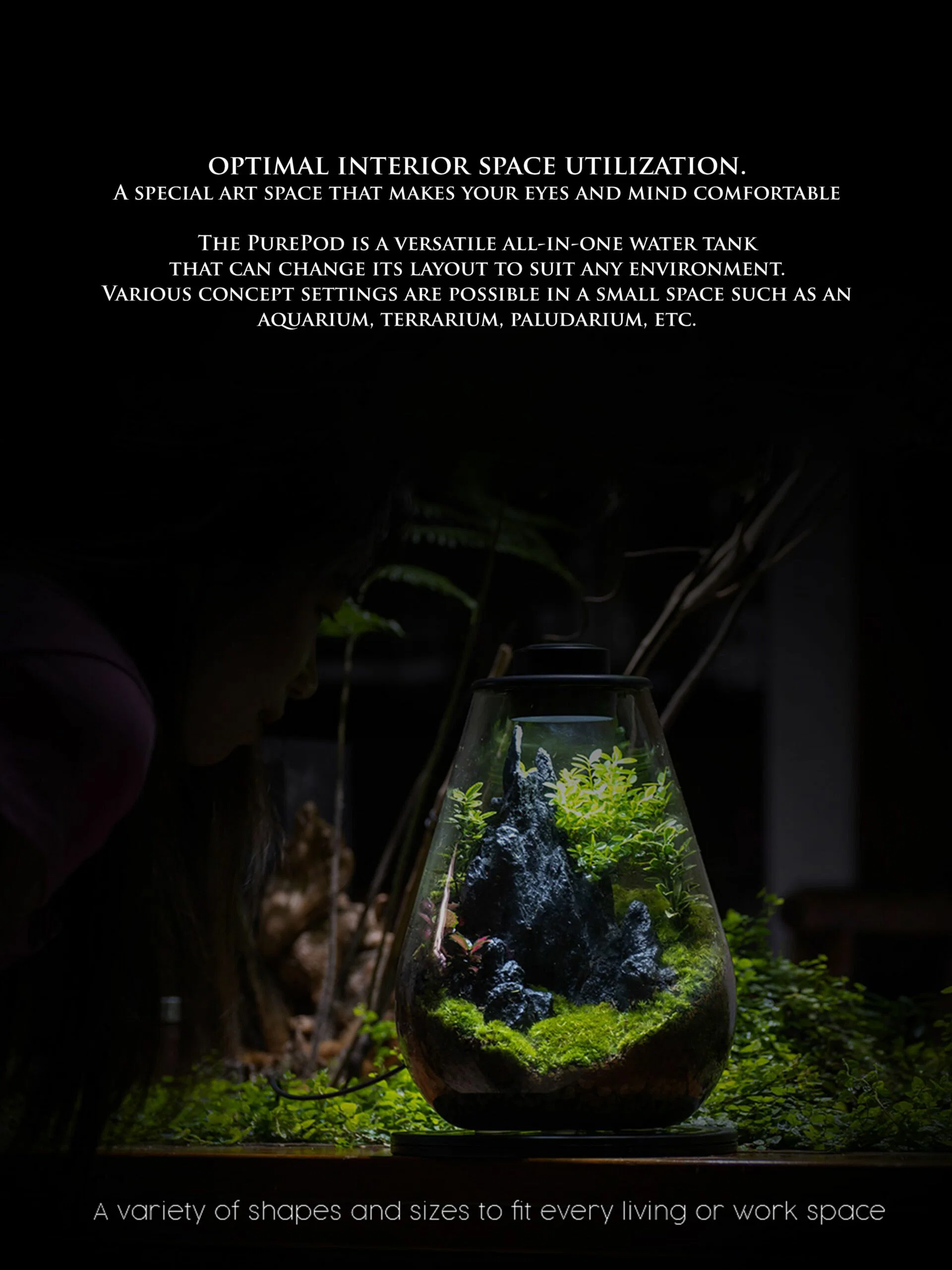 NETLEA TERRARIUM OVAL WTH LIGHT