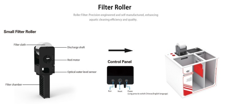 NEPTUNIAN SMALL FILTER ROLLER
