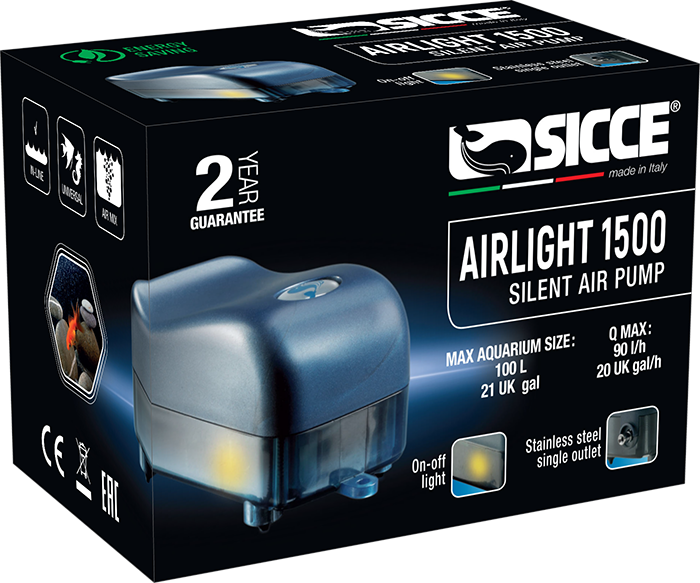 SICCE AIR PUMP AIRLIGHT 1.500 90L/H