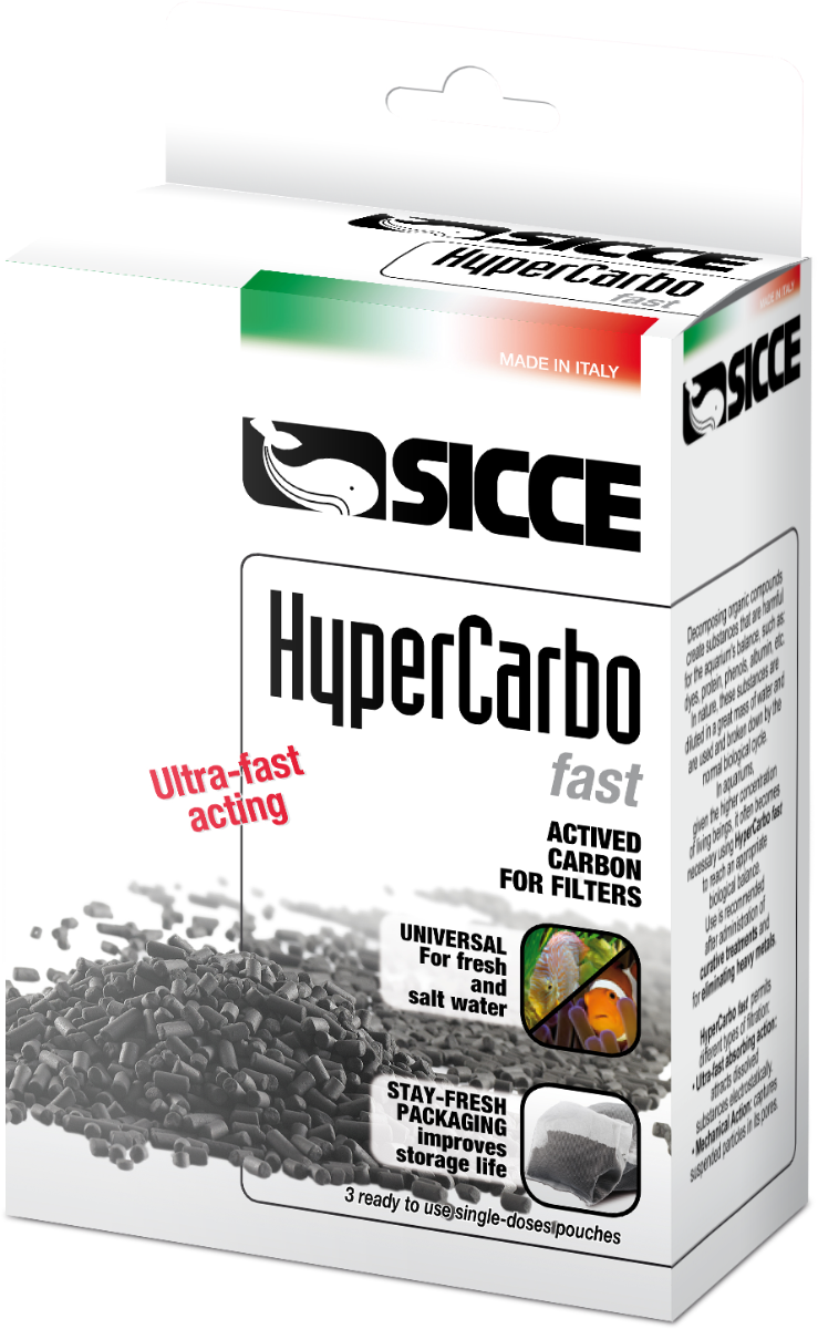 SICCE HYPERCARBO FAST ACTIVATED CARBON 3X100GR