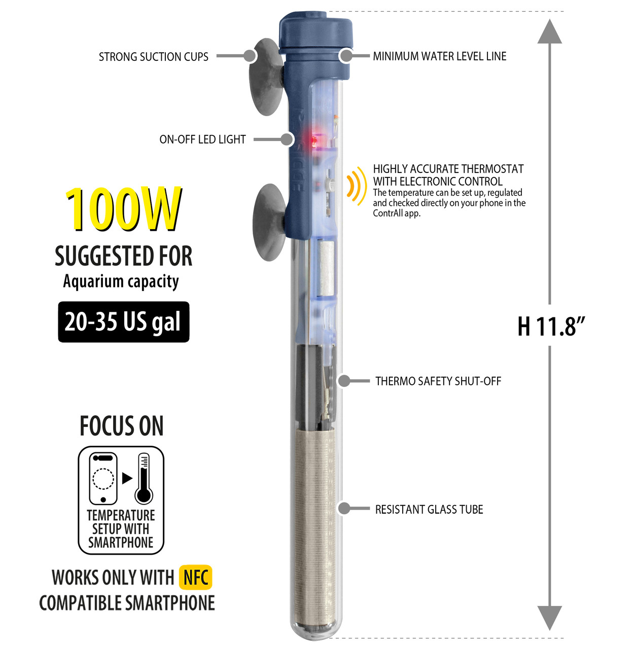 Sicce Scuba Contactless Heater 100W