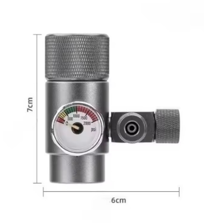 AP CO2 REGULATOR-SINGLE GAUGE W21.8