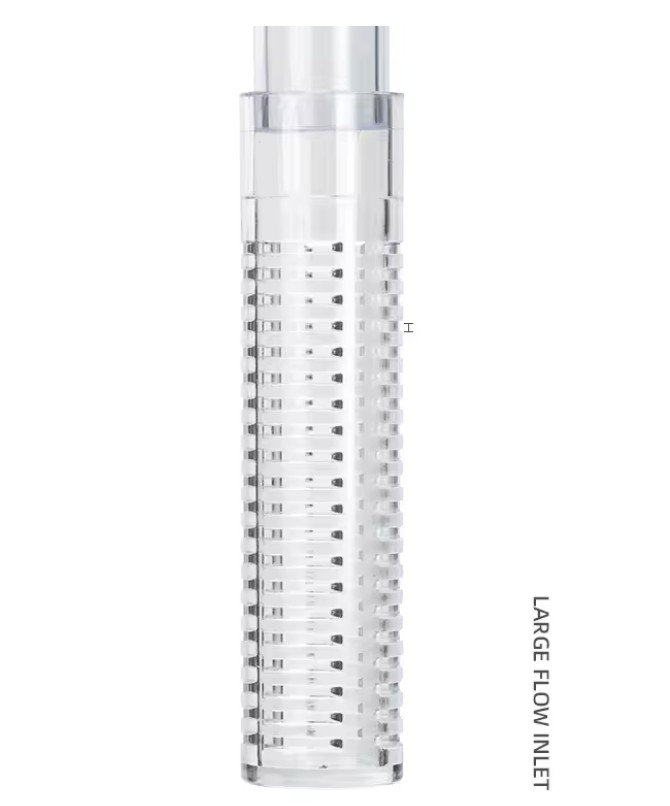 AP PLASTIC SKIMMER OUT & IN FLOW CLEAR -16MM