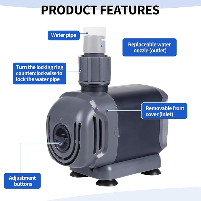 SQG WATER PUMP 702-1500 LTR