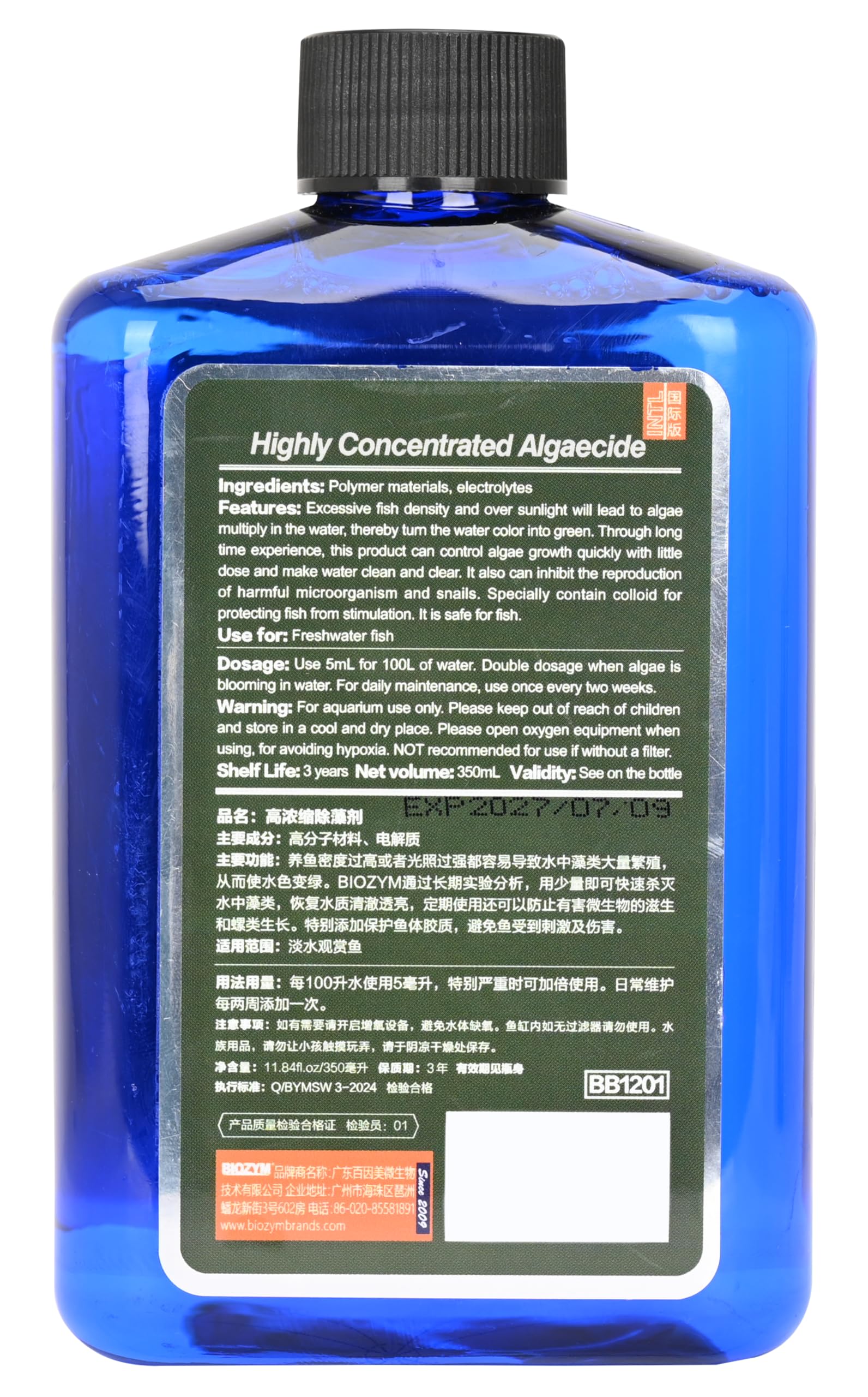 Biozym Algae Remover 350ml