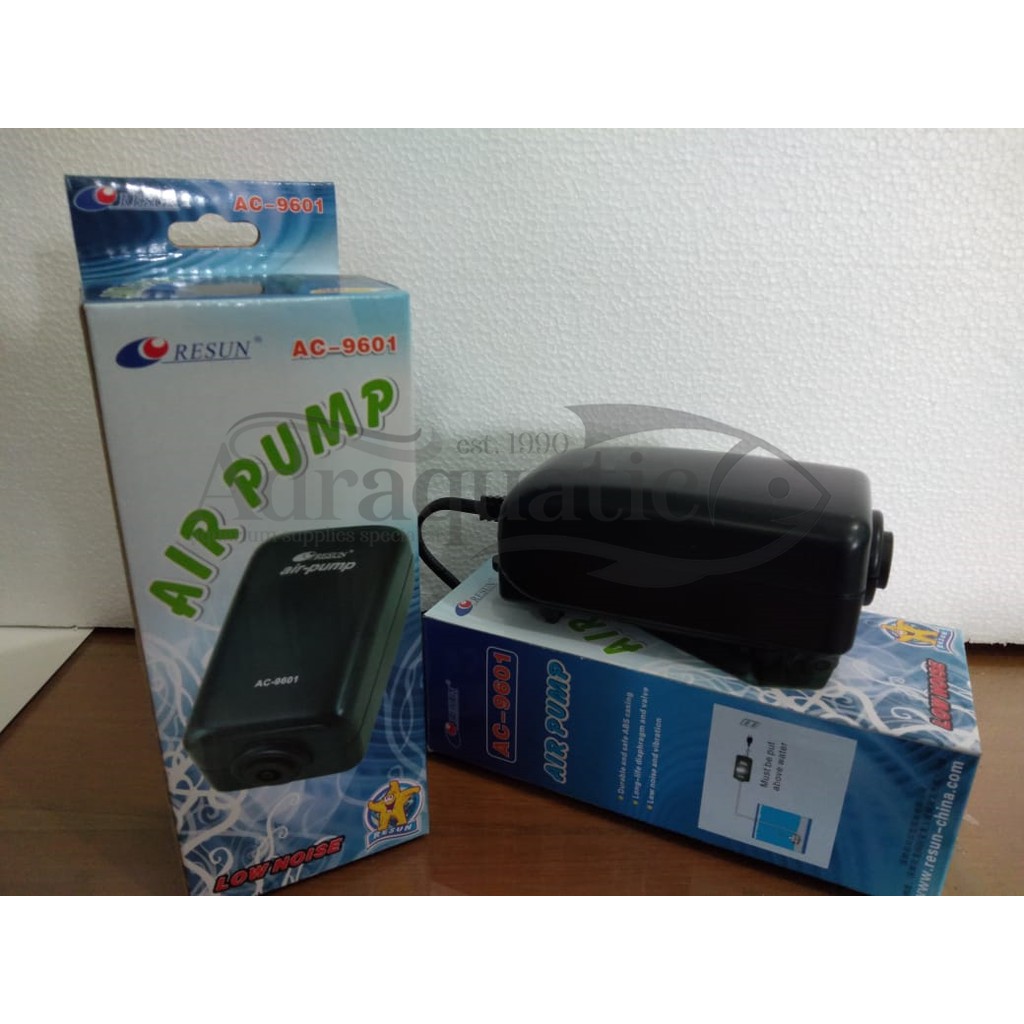 Resun AC-9601 air pump with 1 output