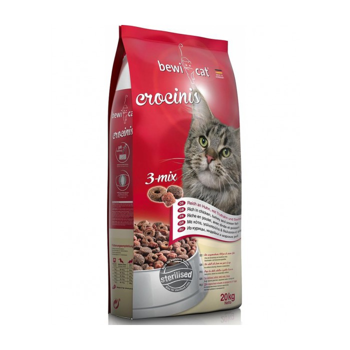 Bewi Cat Crocinis 3-Mix 20 Kg