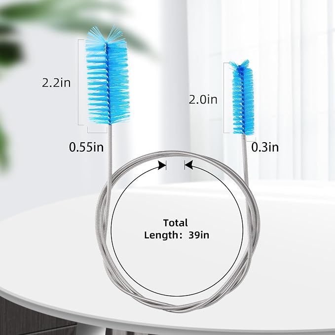 Cleaner Brush Long Metal Pipe