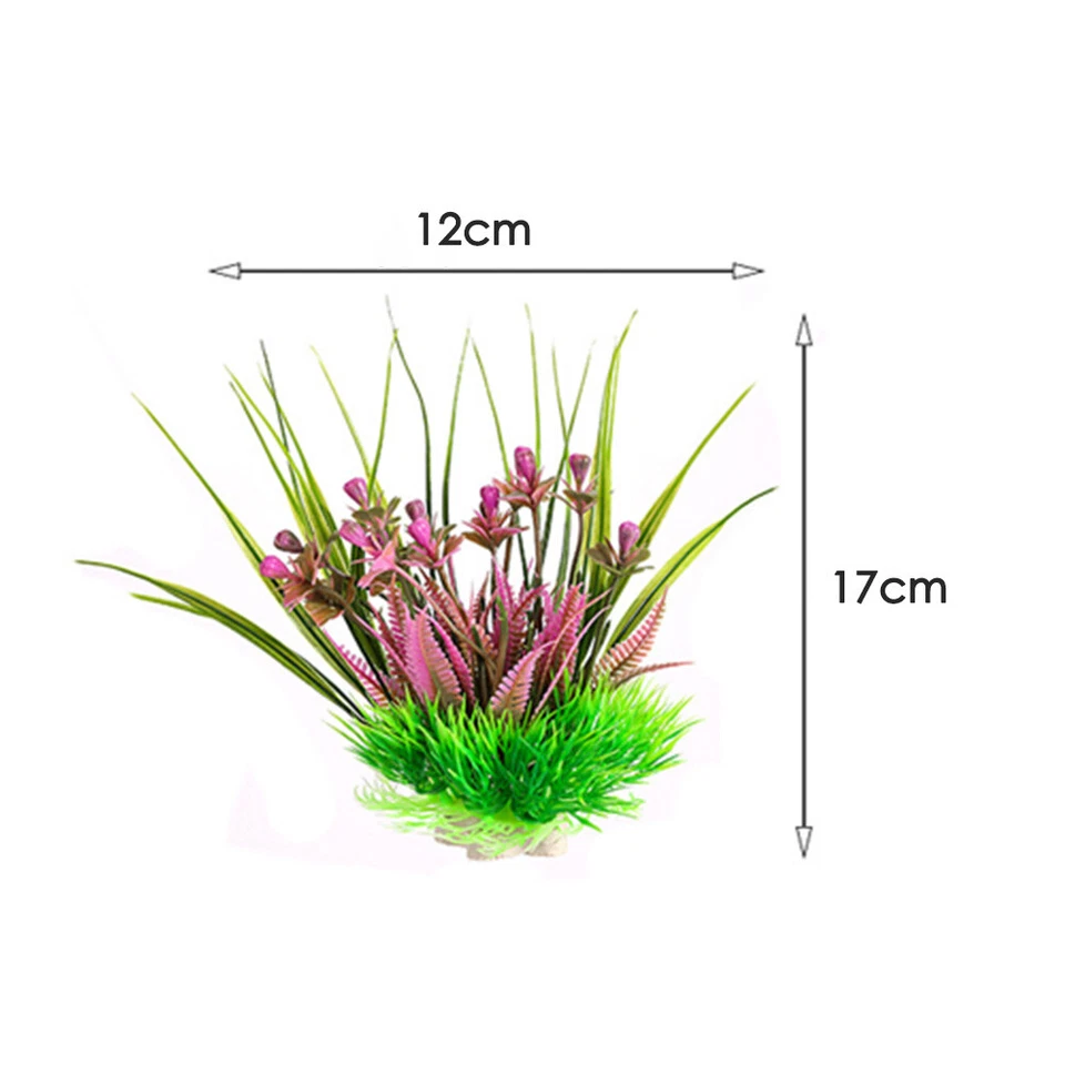 1 Pcs Aquarium Artificial Plastic Plants Water Grass Fish Tank Landscape Decor
