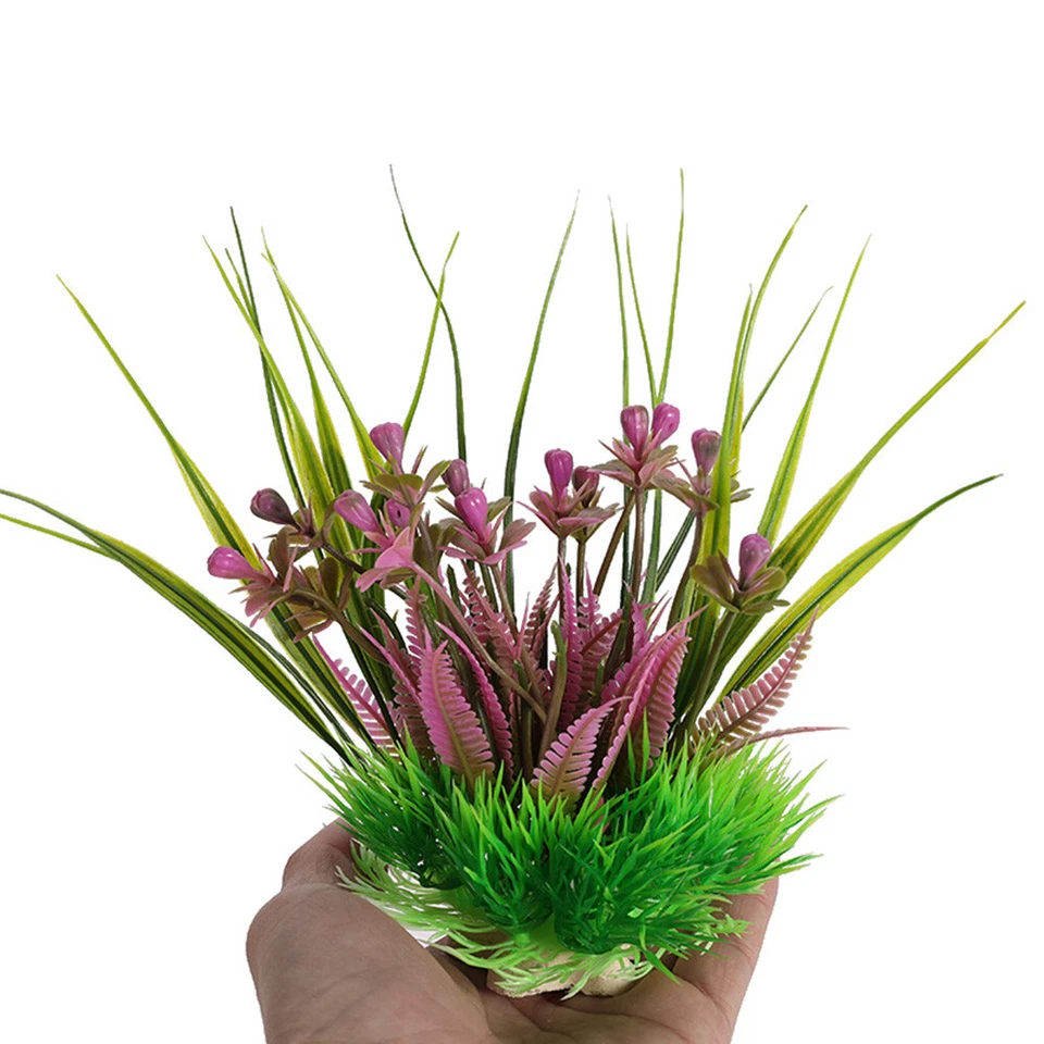 1 Pcs Aquarium Artificial Plastic Plants Water Grass Fish Tank Landscape Decor