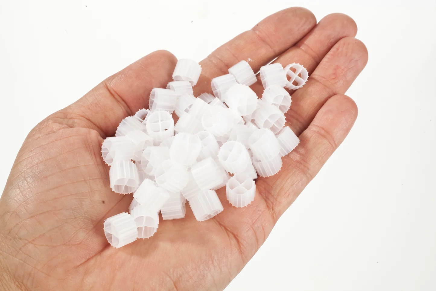 K1 Filter Media Moving Bed Biofilm Reactor (MBBR) for Aquaponics • Aquaculture • Hydroponics • Ponds • Aquariums  200g