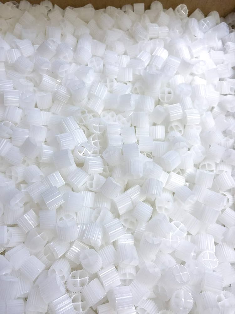 K1 Filter Media Moving Bed Biofilm Reactor (MBBR) for Aquaponics • Aquaculture • Hydroponics • Ponds • Aquariums  200g