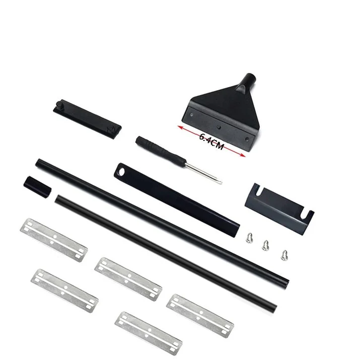 Qanvee Q1 Aluminium Alloy Algae Scraper – 10 Blade Set (55cm)