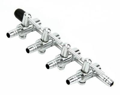 4 Way metal valve