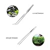 27cm Aquarium Tweezer Curved & straight Stainless Steel Tool