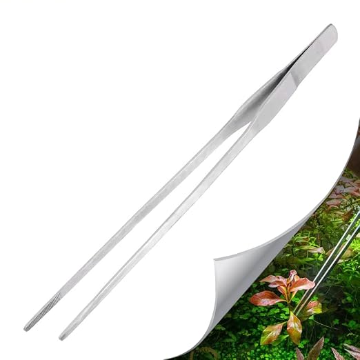 27cm Aquarium Tweezer Curved & straight Stainless Steel Tool