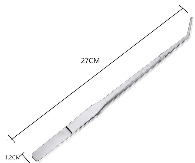 27cm Aquarium Tweezer Curved & straight Stainless Steel Tool