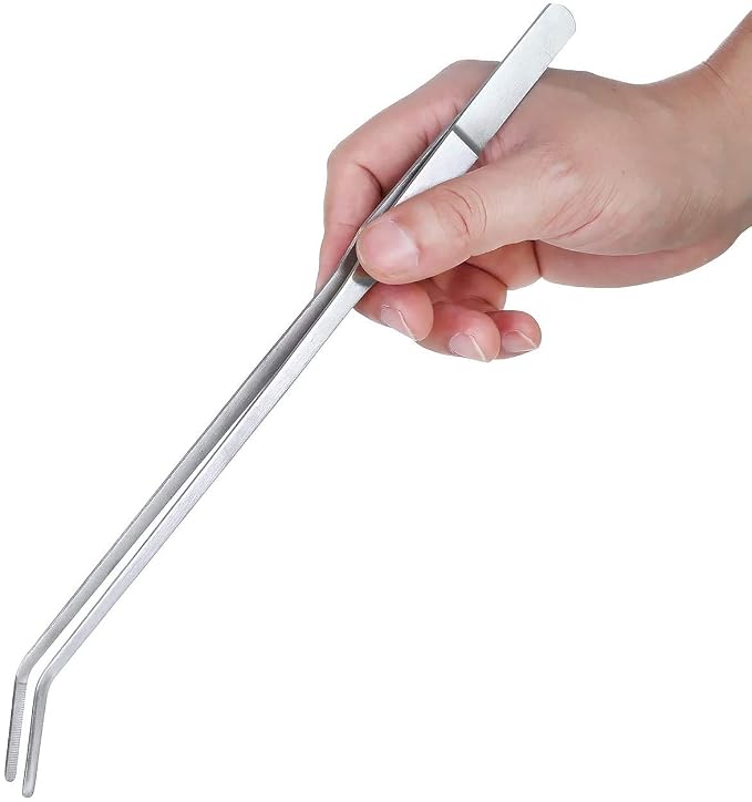 27cm Aquarium Tweezer Curved & straight Stainless Steel Tool