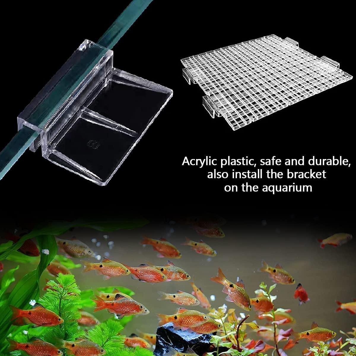 Aquarium Glass Cover Clips 5-6mm-4 PAK