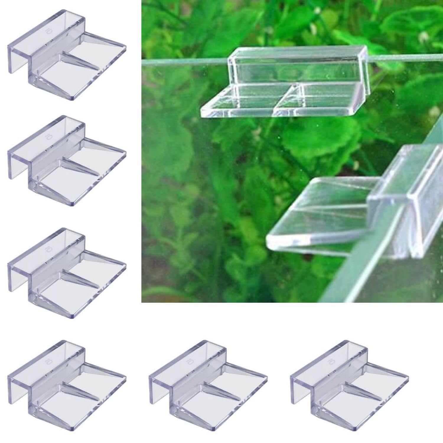 Fish Tank Glass Clip 8-10 mm-4 PACK