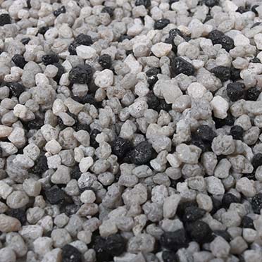 Aquarium white and black mixed gravel 1Kg