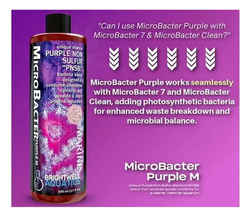 Brightwell Aquatics MicroBacter Purple M (500ml)